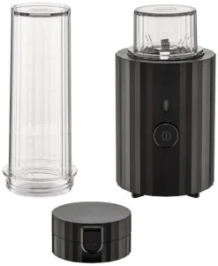 Alessi Smoothie Blender Plisse - Zwart - 380 W - Door Michele De Lucchi - MDL17 B