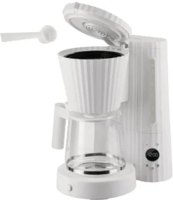 Alessi Filter-koffiezetapparaat Plissé - 1.5 Liter - Zwart - Michele De Lucchi - MDL14 B -Goedkope Keuken Wijs Winkel 0013 MDL14 W 03 1x1 300dpi 1250pxl