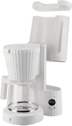 Alessi Filter-koffiezetapparaat Plissé - 1.5 Liter - Grijs - Michele De Lucchi - MDL14 G -Goedkope Keuken Wijs Winkel 0015 MDL14 W 04 1x1 300dpi 1250pxl 1