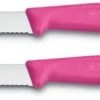 Victorinox Schilmes Swiss Classic - Roze - Gekarteld - 2 Stuks