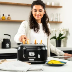 Westinghouse Retro Waterkoker + Broodrooster 4 Sleuven + Staafmixer - Zwart -Goedkope Keuken Wijs Winkel 1200x1200 189