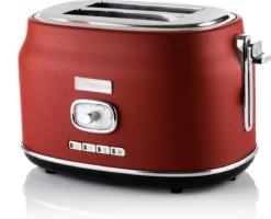 Westinghouse Retro Waterkoker + Broodrooster 2 Sleuven - Rood -Goedkope Keuken Wijs Winkel 1200x973