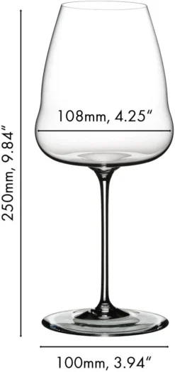 Riedel Witte Wijnglas Winewings - Sauvignon Blanc -Goedkope Keuken Wijs Winkel 123400033 dimensions JA1hRfUg