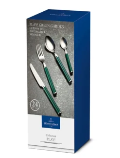 Villeroy & Boch Bestekset Play! - Green Garden - 24 Delig / 6 Personen -Goedkope Keuken Wijs Winkel 1263329033 4003686305137 02