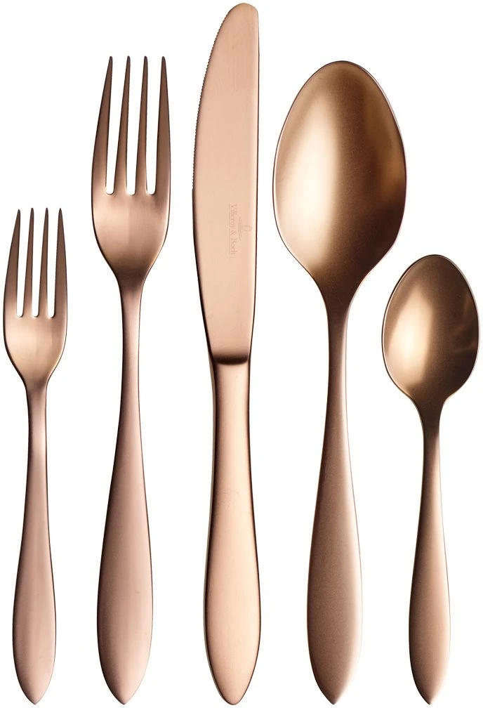 Villeroy & Boch Bestekset Manufacture - Brons - 20-delig / 4 Personen 1 Villeroy & Boch Bestekset Manufacture - Brons - 20-delig / 4 Personen