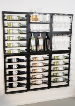 Blackwell Wijnrek - Voor 6 Flessen - Zwart -Goedkope Keuken Wijs Winkel 16 COOK2027 1