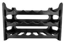 Wijnrek Stapelbaar - Kunststof - Zwart - 6 Flessen -Goedkope Keuken Wijs Winkel 171573 scaled