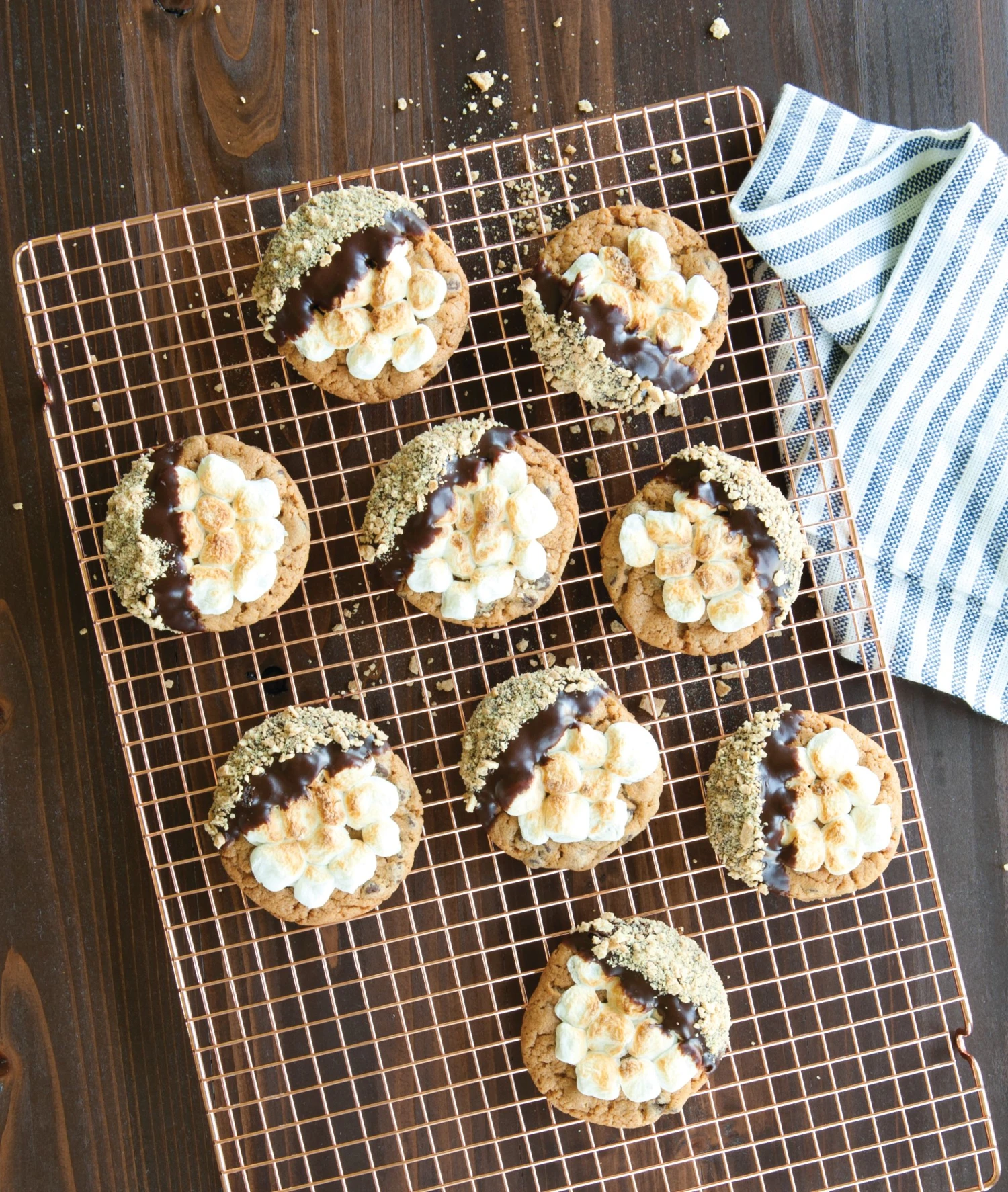 Nordic Ware Taartrooster XL Koper 50 X 40 Cm 2 Nordic Ware Taartrooster XL Koper 50 X 40 Cm - Afbeelding 2