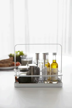 Yamazaki Kruidenrek Tower Wit -Goedkope Keuken Wijs Winkel 2254 TOWER SEASONING RACK WH 02 1000x