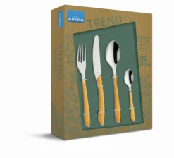 Amefa Bestekset Eclat - Mustard Yellow Matt - 24-delig / 6 Personen 6 Amefa Bestekset Eclat - Mustard Yellow Matt - 24-delig / 6 Personen -Goedkope Keuken Wijs Winkel 2294YMTR42C71 1
