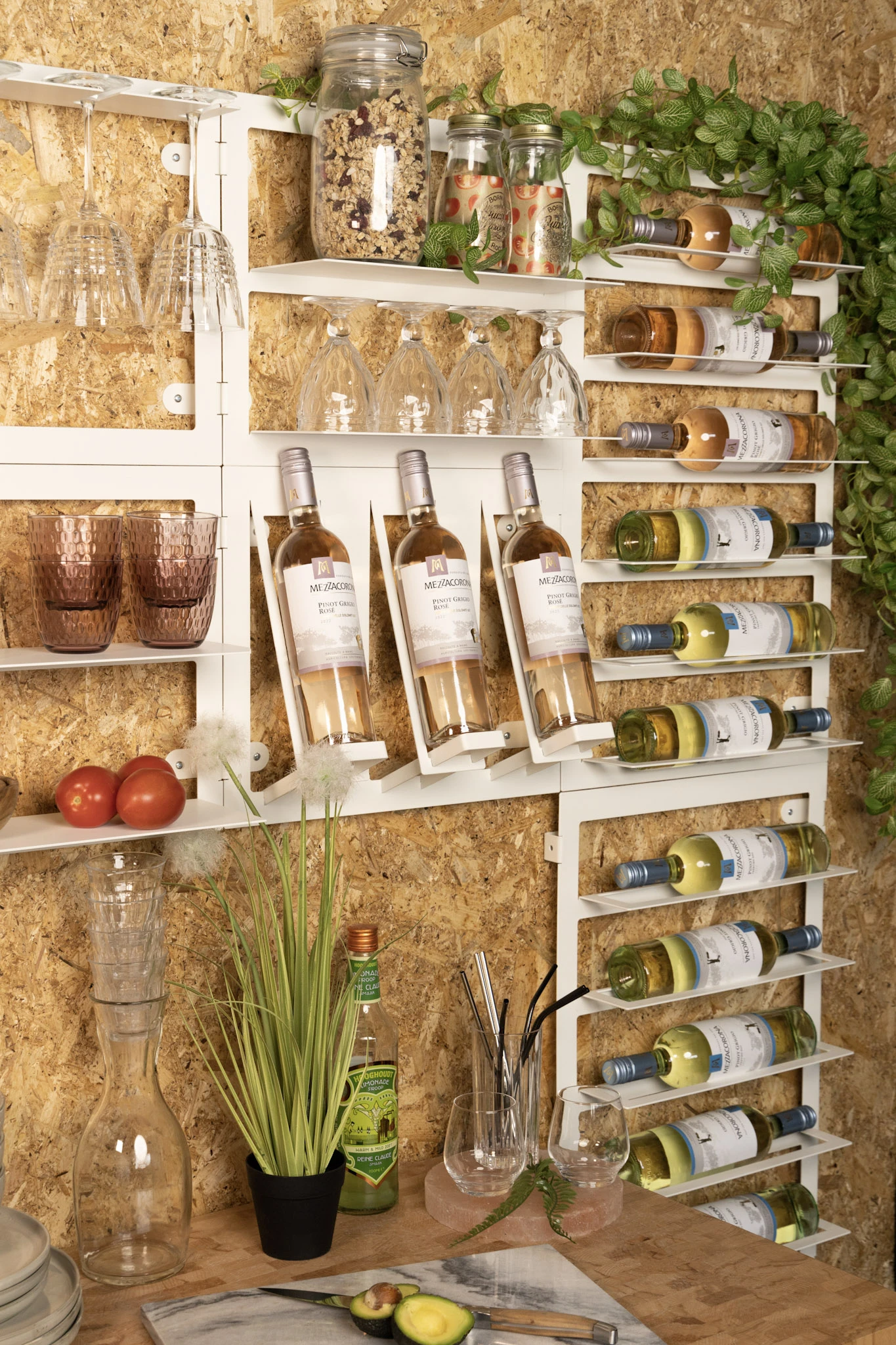 Blackwell Wijnrek - Voor 6 Flessen - Wit 2 Blackwell Wijnrek - Voor 6 Flessen - Wit - Afbeelding 2