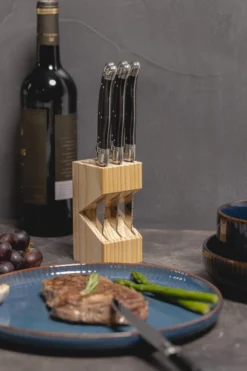 Sareva Steakmessenset Laguiole - Zwart - 6 Stuks -Goedkope Keuken Wijs Winkel 25082021 12 scaled