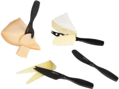 Boska Kaasmessenset Mini Monaco+ Zwart -Goedkope Keuken Wijs Winkel 307088 BOSKACheeseKnifeSetMiniMonaco Black 3