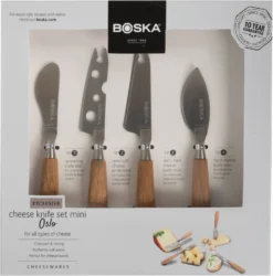 Boska Kaasmessenset Mini Oslo -Goedkope Keuken Wijs Winkel 320218 cheese knife set mini oslo scaled