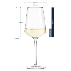 Leonardo Witte Wijnglazen / Riesling Wijnglazen Puccini - 400 Ml - 6 Stuks -Goedkope Keuken Wijs Winkel 4045037695405 01 2