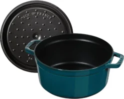Staub Braadpan / Cocotte - La Mer - ø 28 Cm / 6.7 Liter -Goedkope Keuken Wijs Winkel 40501115 5 scaled