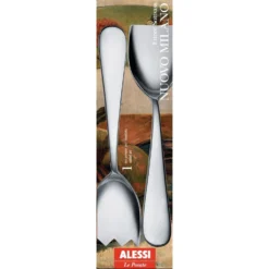 Alessi Saladebestek Nuovo Milano - 5180/14 - Door Ettore Sottsass -Goedkope Keuken Wijs Winkel 5180 14 02