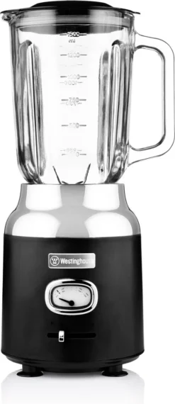 Westinghouse Retro Waterkoker + Broodrooster 4 Sleuven + Blender - Zwart -Goedkope Keuken Wijs Winkel 520x1200 3