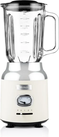 Westinghouse Retro Waterkoker + Broodrooster 4 Sleuven + Blender - Wit -Goedkope Keuken Wijs Winkel 520x1200 5