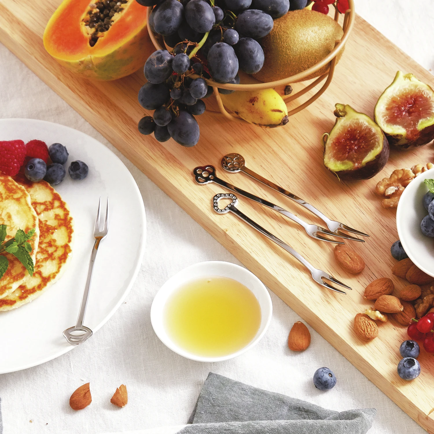 Sambonet Koffielepels Party Items Zilver 6 Stuks 3 Sambonet Koffielepels Party Items Zilver 6 Stuks - Afbeelding 3