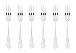 Sambonet Gebaksvorkjes Royal Zilver 6 Stuks