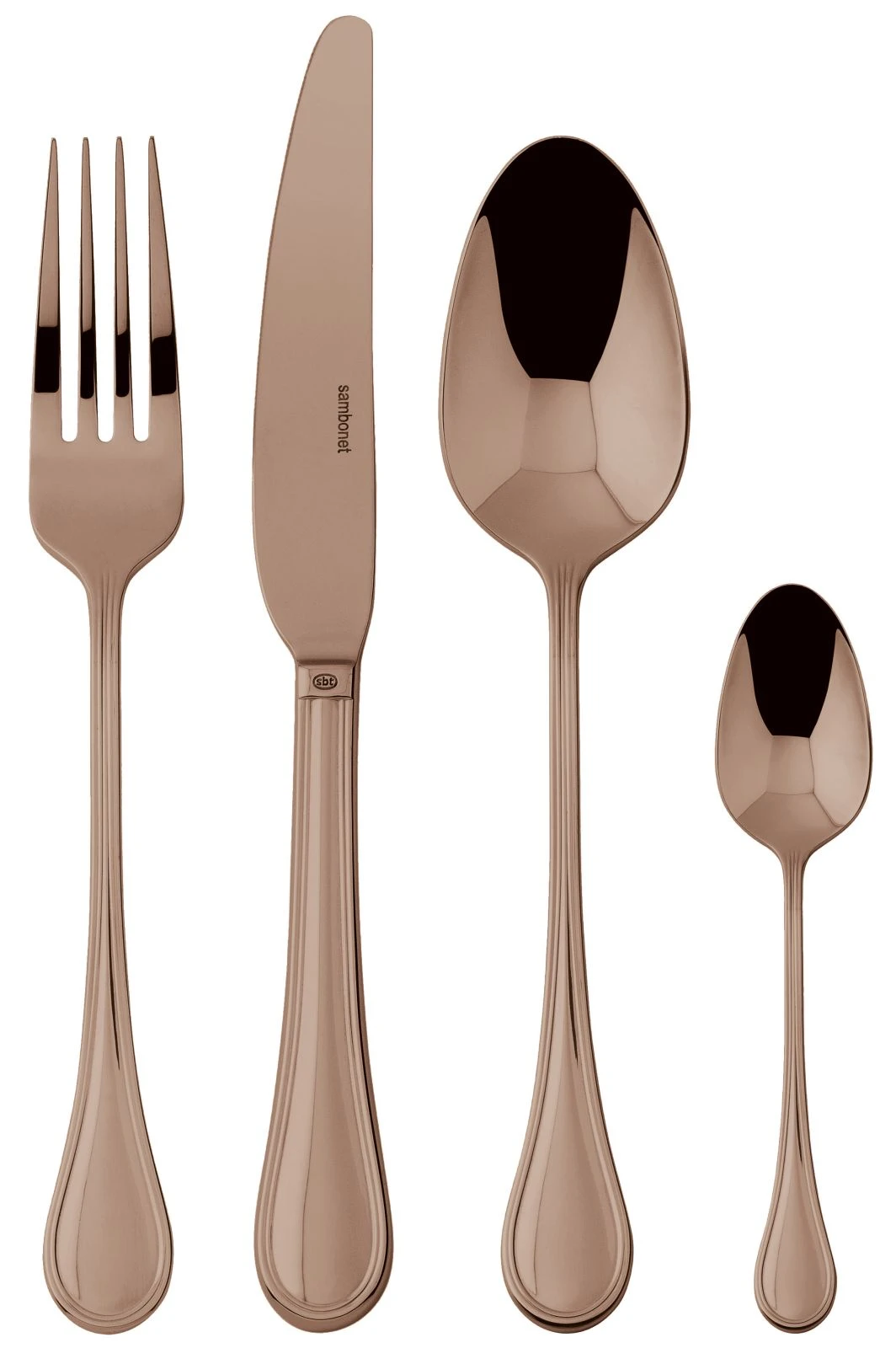 Sambonet Bestekset Royal - Koper - 24 Delig / 6 Personen 1 Sambonet Bestekset Royal - Koper - 24 Delig / 6 Personen