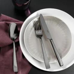 Sambonet Bestekset Flat - Zwart - 30 Delig / 6 Personen 6 Sambonet Bestekset Flat - Zwart - 30 Delig / 6 Personen -Goedkope Keuken Wijs Winkel 62712BN1 amb01