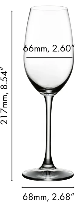 Riedel Champagne Glazen Ouverture - 2 Stuks -Goedkope Keuken Wijs Winkel 640800048 dimensions VqueIlRL 1