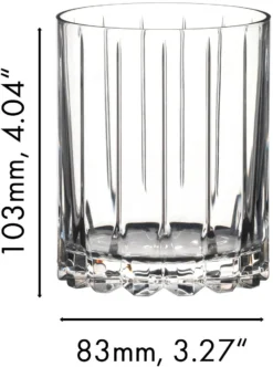 Riedel Whiskey Glazen Double Rocks - 2 Stuks -Goedkope Keuken Wijs Winkel 641700007 dimensions 8HqQ67sn