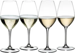Riedel Champagne Glazen / Witte Wijnglazen Wine Friendly - 4 Stuks