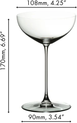 Riedel Cocktail Glazen Veritas - 2 Stuks -Goedkope Keuken Wijs Winkel 644900009 dimensions bqN9yyOT