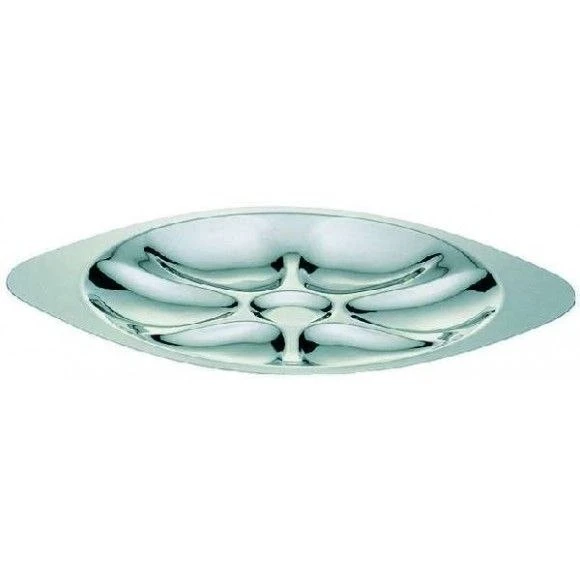 Oesterschotel - RVS - Voor 6 Oesters 1 Oesterschotel - RVS - Voor 6 Oesters