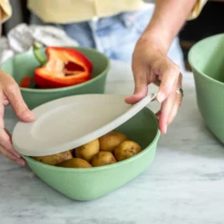 Koziol Vershoudbakje Connect Groen 21 X 21 X 7 Cm / 1.3 Liter -Goedkope Keuken Wijs Winkel 7275 connect box 703 2 os1 scaled