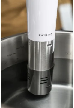 Zwilling Sous Vide Stick Enfinigy - Nauwkeurige Temperatuurinstelling - IPX7 Waterproof - Zilver/Wit -Goedkope Keuken Wijs Winkel 750045314