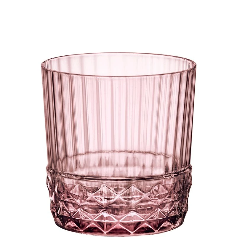 Bormioli Rocco Cocktailglazen / Whiskey Glazen / Waterglazen America 20's - Lilac Rose - 370 Ml - 6 Stuks 2 Bormioli Rocco Cocktailglazen / Whiskey Glazen / Waterglazen America 20's - Lilac Rose - 370 Ml - 6 Stuks - Afbeelding 2