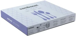 Sambonet Bestekset Bloom - RVS - Monoblock - 24 Delig / 6 Personen -Goedkope Keuken Wijs Winkel 8014808487606 5