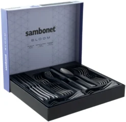 Sambonet Bestekset Bloom - Antique RVS - Monoblock - 24 Delig / 6 Personen 6 Sambonet Bestekset Bloom - Antique RVS - Monoblock - 24 Delig / 6 Personen -Goedkope Keuken Wijs Winkel 8014808499012 3