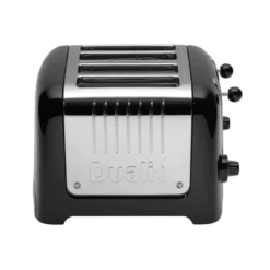 Dualit Broodrooster Lite - 4 Sleuven - Black - D46225 -Goedkope Keuken Wijs Winkel 85954 lite 4 slot black front web
