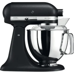 KitchenAid Keukenmachine Artisan - Kantelbare Kop - Vulkaanzwart - 4.8 Liter - 5KSM175PSEBK