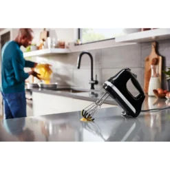 KitchenAid Handmixer - 6 Standen - Onyx Zwart - 5KHM6118EOB -Goedkope Keuken Wijs Winkel 859711634760 1