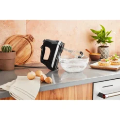KitchenAid Handmixer - 6 Standen - Onyx Zwart - 5KHM6118EOB -Goedkope Keuken Wijs Winkel 859711634760 2