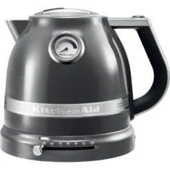 KitchenAid Waterkoker Artisan - Temperatuurregeling - Tingrijs - 1.5 Liter - 5KEK1522EMS -Goedkope Keuken Wijs Winkel 8597800014005B15D