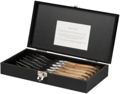 Jay Hill Steakbestek Laguiole - Olijfhout - 12 Delige Set 13 Jay Hill Steakbestek Laguiole - Olijfhout - 12 Delige Set -Goedkope Keuken Wijs Winkel 8720364450892 1 1