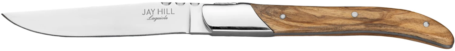 Jay Hill Steakbestek Laguiole - Olijfhout - 12 Delige Set 4 Jay Hill Steakbestek Laguiole - Olijfhout - 12 Delige Set - Afbeelding 4
