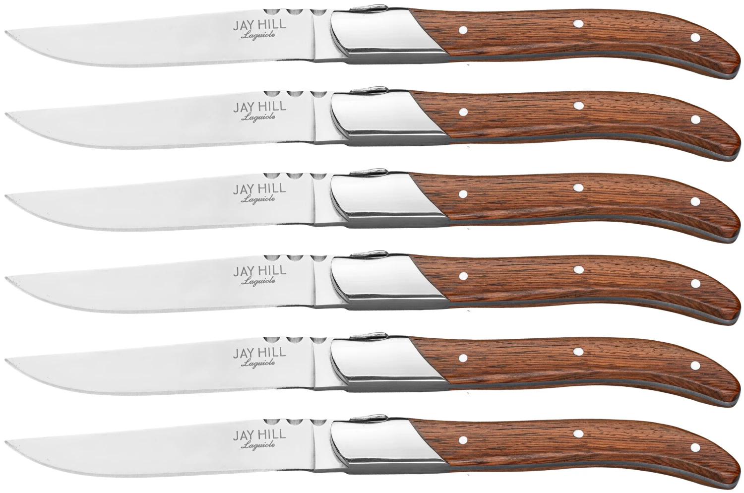 Jay Hill Steakmessen Laguiole - Rozenhout - 6 Stuks 6 Jay Hill Steakmessen Laguiole - Rozenhout - 6 Stuks - Afbeelding 6