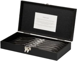 Jay Hill Steakmessen Laguiole - Zwart - 6 Stuks -Goedkope Keuken Wijs Winkel 8720364453473 6