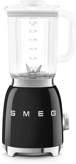 SMEG Blender - 800 W - Zwart - 1.5 Liter - BLF03BLEU