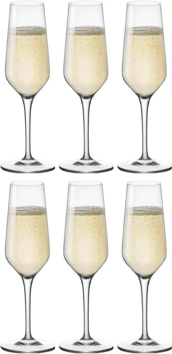 Bormioli Rocco Champagneglazen Electra - 230 Ml - 6 Stuks 1 Bormioli Rocco Champagneglazen Electra - 230 Ml - 6 Stuks