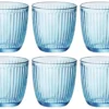 Bormioli Rocco Waterglazen Line - Blauw - 290 Ml - 6 Stuks