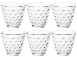 Bormioli Rocco Glazen Dots - Transparant - 250 Ml - 6 Stuks